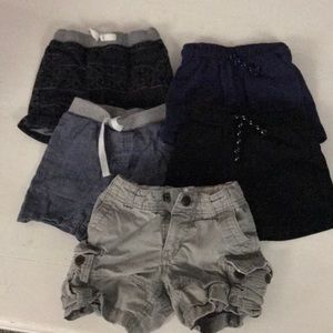 5 pairs of shorts.